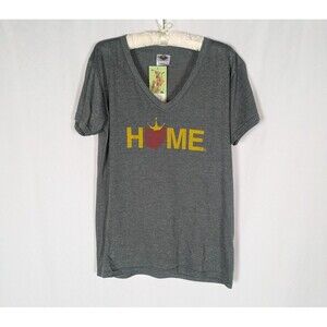 My State Threads XXL Ohio HOME Cleveland King V-Neck Gray Tee Lebron James